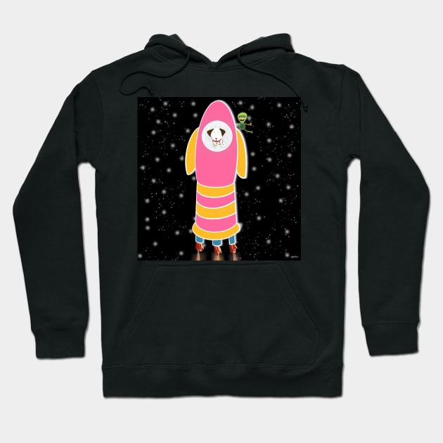 Space Craft Hoodie by ngiammarco